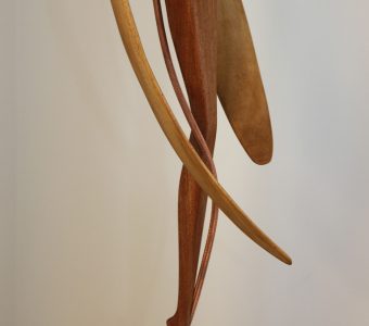 tall handcrafted lamp